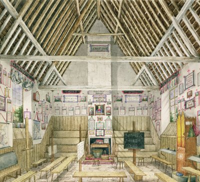 The Village School, Aynhoe, 1845 by Lili Cartwright